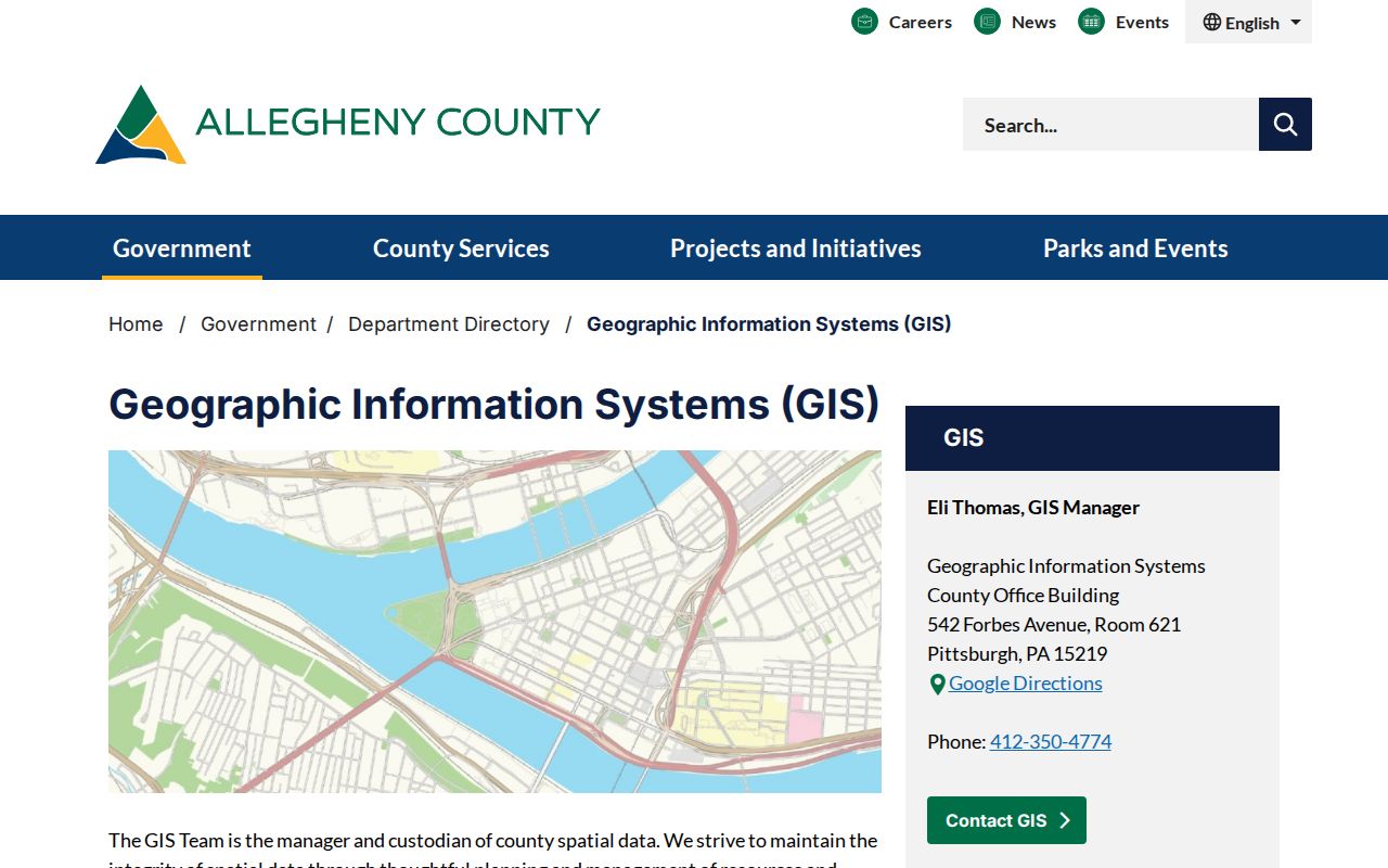 Shaler Township neighbors parcel mapping in the Allegheny County GIS Viewer