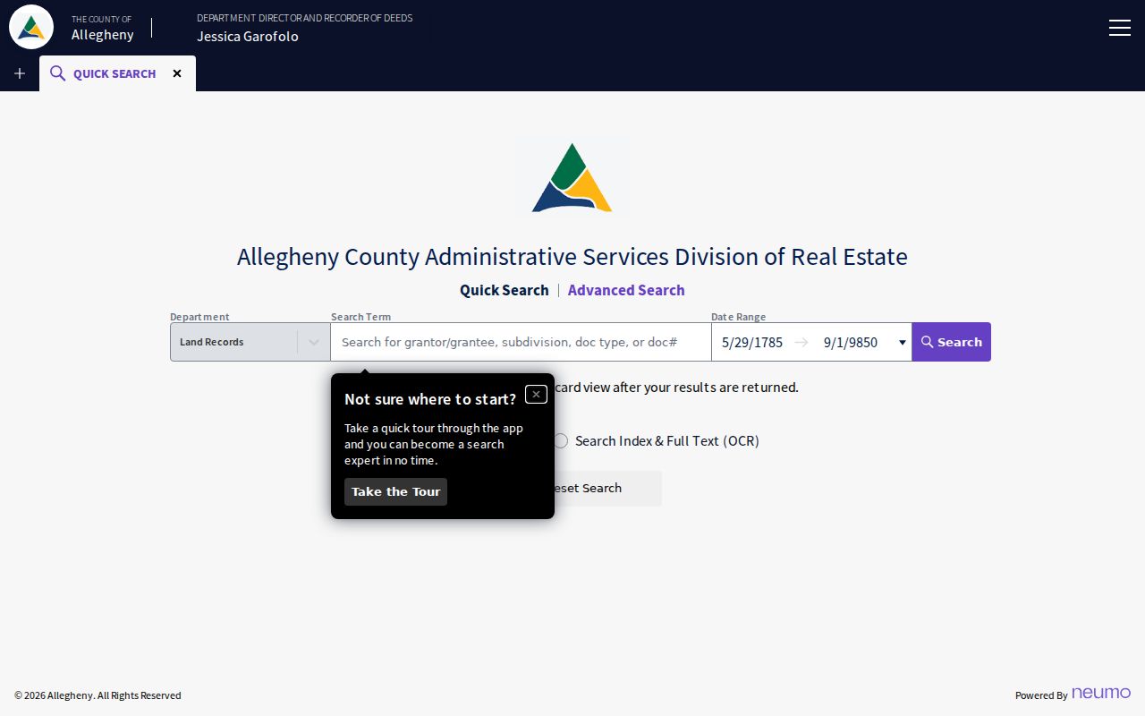 Shaler Township residents directory deed index search
